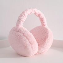 Korean Winter Earmuffs: Cute, Portable, and Antifreeze Ear Warmers for Girls rožinė