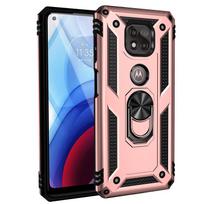 Shockproof Cover For Motorola Moto G Power 2021 Case Moto G Power Finger Ring Holder Phone Case For Moto G Power GPower Funda Moto G Power 2021 rožinio aukso spalvos