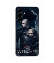 Case - Maniacase - Samsung Galaxy A26 - Silicone - Black - The Witcher (Geralt, Yennefer, Ciri) juoda