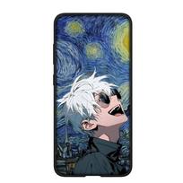 Dėklas telefonui Samsung Galaxy S25 S24 S23 iPhone 16 15 Xiaomi Redmi Note 14 13 12 16E X Pro Max OPPO Moto Huawei Gojo Satoru Jujutsu Kaisen Šaunus dangtelis for iPhone 11 aero