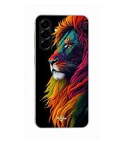 Case - Maniacase - Samsung Galaxy A26 - Silicone - Flexible - Colorful Majestic Lion juoda