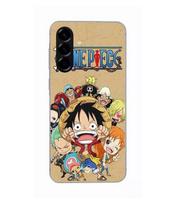 Case - Maniacase - Samsung Galaxy A26 - Silicone - One Piece Anime Manga - Soft juoda