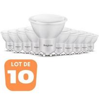 Set of 10 GU10 5W LED bulbs (EQ. 32W) 4000K 110°