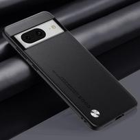 PU Odos Dėklas Pixel 8 Pro Pixel 7 Pro 7A Pixel7 Pixel 6 Pro 5 XL 5A 4 4A Kietas Telefono Apsauginis Dangtelis Fundas For Pixel 4 juoda