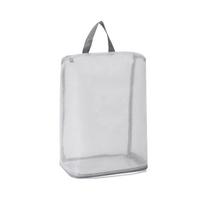 Didelės talpos vandeniui atsparus nailoninis antklodžių laikymo maišelis miegamojo spintai 55x33x20 cm white