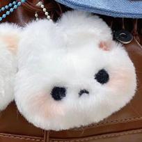 Animacinis Mielas Išraiškingas Triušis Pliušinis Raktų Pakabukas Kawaii Lėlės Pakabukas Kuprinės Pakabinama Dekoracija Automobilio Raktų Aksesuarai Mergaitėms Dovanai