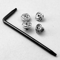 4PCS Durable Stainless Steel Screws with T8 Torx Key Wrench Tool Kit Replacement For beretta 92FS M9 Grips Repair Tool parts C balta