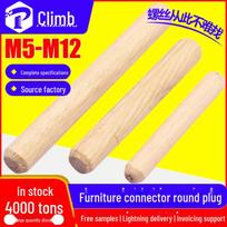 Medienos jungtis: Apvalaus kaiščio ir įpjovos tvirtinimo įrankis - Dydžiai M5/M6/M8/M10/M12 M6x20 (100 pcs)