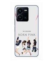 Case for Vivo Y35 4G blackpink born pink Kpop Maniacase juoda