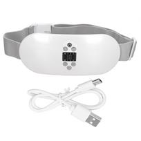 Electric Waist Belt Device EMS Menstrual Heating Pad Portable Cordless Heating Pad for Abdomen white