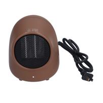 Mini Heater 500W Portable Electric Heater PTC Ceramic Desktop Heater for Office Bathroom black