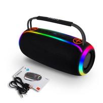 PRO12 Bluetooth garsiakalbis nešiojamas RGB šviesa lauko stalinis didelės galios žemų dažnių garsiakalbis juoda