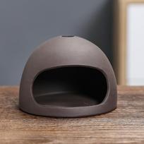 Palo Santo Holder Ceramic Ornament Home Fragrance Tabletop Incense Burner Stick for Semicircular