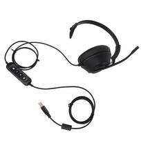 Monaural Business Headset ENC Noise Reduction Mic Mute USB Single Sided Ear Headphone for PCs with