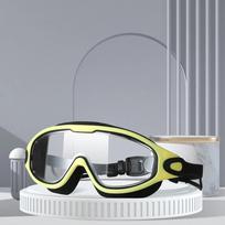 Swimming Goggles for Adult Men Women Diver Glasses Waterproof Anti Fog Flat Light Swim Goggles Big Frame Swimming Accessories gray