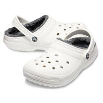 Crocs 203591 10m Classic Lined Clogs M8W10 gray