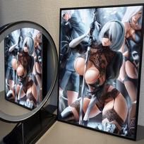 Žaidimo Tapyba Nier Automata Vintažiniai Plakatai Lipnūs Baltos kreidinio popieriaus Spaudiniai Plakatai Meno kūriniai Plakatai Sienų Lipdukai 21cm×30cm NoFrame