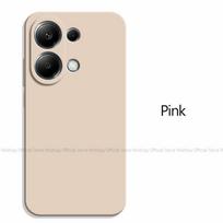 Skirta Xiaomi Redmi Note 13 Pro 4G dėklas Xiaomi Redmi Note 13 Pro Plus 5G dangtelis Originalus TPU atsparus smūgiams skysto silikono telefono dangtelis Redmi Note 13 Pro 4G rožinė