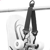 Longboard Hanging Strap, Skateboard Holder Portable Organizer Heavy Duty Sled Board Door Rear Hook