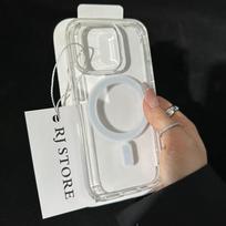 Transparent Magnetic Case for iPhone 11/13/14 Pro Max, 15 Pro, and 16 16 Pro Max