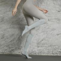 Women's Non-Slip Five-Toe Yoga & Pilates Socks One Size pilka spalva
