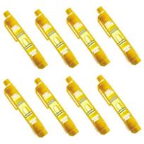 8Pcs Mini Rope Bubble Level Hanging Line Spirits Level Bubble String Leveler Pocket Line Hanging Level Measuring Tools yellow