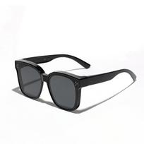 Glasses Trend Polarized Myopia Set Glasses Men'S Sunglasses Women'S Retro Miding Sunglasses Glasses black