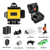 Hilda 16-Line 4D Green Laser Level: High-Precision Automatic Tile and Wall Alignment Tool
