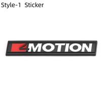 3D Metalinis 4 Motion Logotipas Automobilio Priekinių Grotelių Emblema Ženklelis Bagažinės Lipdukas Stiliaus Aksesuarai Style-1-Sticker