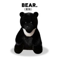 Simulated Brown Bear Rag Doll Big Bear Cute White Bear Doll Girl Plush Toy Bear Doll Give Children Gift 28cm