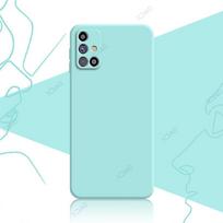 Mobiliojo telefono dėklas, skirtas Samsung Galaxy M31S SamsungM31S, 360 laipsnių minkštas prabangus kvadratinis skysto silikono galinis dangtelis, apsaugantis nuo kritimo Coque Samsung M31S violetinė