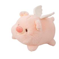 Cute Angel Pig Plush Toy Long Sleep Pillow Lying Down Pig Doll Large Cloth Doll Leg Clamp 30cm