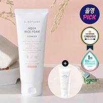 S-Nature Aqua Rice Mildly Acidic Cleansing Foam 160ml Special (+20ml)