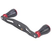 95MM Spinning Reel Rocking Handle Grip Left Right Fishing Wheel Knob ReplacementBlack Red