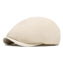 Summer Men's Ultra-Thin Quick-Drying Cap Sunshade Beret Painter's Cap Forward Cap British Newsboy Cap smėlis