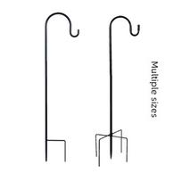 Rust-Proof Outdoor Iron Shepherd Hook for Lawn and Garden 2 Legs Diameter 0.8cm Height 80.5cm 4 Sections juoda