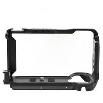 Video Camera Cage Rig 14 Inch Thread Cold Shoe Port Full Camera Cage for A6700 PU3123B