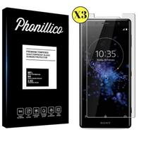 Tempered Glass Sony Xperia XZ2 COMPACT - [Pack 3] Ultra Resistant Screen Protector Glass Film [Phonillico®]