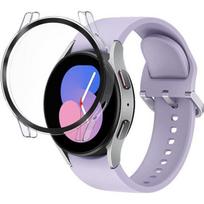 Case compatible with Samsung Galaxy Watch 5 40mm - Hard protective case transparent tempered glass screen Phonillico®