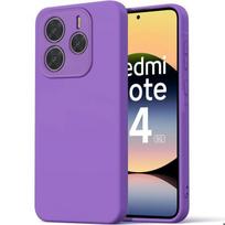Case for Xiaomi Redmi Note 14 5G (not for 4G) - Purple Liquid Silicone - E.F.Connection®