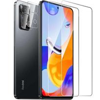 2 Grūdinti ekrano stiklai ir 2 galinio objektyvo stiklai Xiaomi Redmi Note 11 Pro 4G-5G
