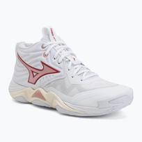 Moteriški tinklinio bateliai  Mizuno Wave Momentum Elite Mid white/rose elegance/lava falls