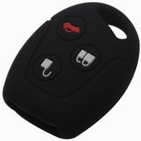 jingyuqin 3 Buttons Remote Silicone Car Fob Key Case Cover For Ford Focus Mondeo Festiva Fusion Suit Fiesta KA Holder Protector juoda