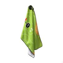 Cleaning Golf Ball Towels, Practical for The Bag, with Carabiner Clip, Cleaner Beginners of Flag
