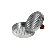 Mėsos presas hamburgeriams, pagamintas iš aliuminio lydinio, nepadengta rankena, hamburgerių presas, virtuvės įrankis, mėsos presas ir įdaro forma Pack of 1 gray