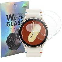 Tempered Glass for Samsung Galaxy Watch 7 40mm [2 Pack] Phonillico Anti-Scratch Watch Screen Protector Film skaidri