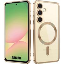 Protective Case - BOOLING - for Samsung Galaxy A56 5G - Gold - Magnetic Ring - Anti-scratch auksas