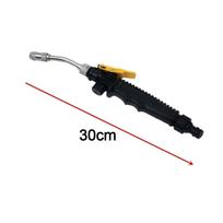 Automobilio aukšto slėgio ploviklis Vandens plovimo lazdelė Srauto reguliatoriai Nerūdijantis plienas 30CM black