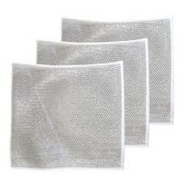 3/5/10/15Pcs Steel Wool Rag Double-sided Oil-proof Quick Drying Hollow Lint Free A