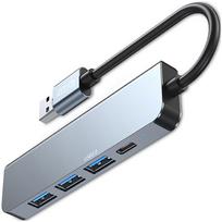 Tech-Protect V0-Hub Adapter 5In1 Grey